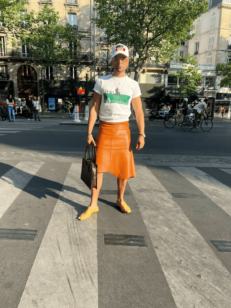 Image of a fashionable man