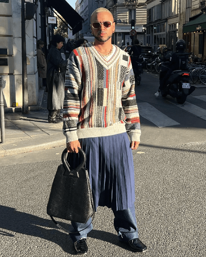 Image of a fashionable man