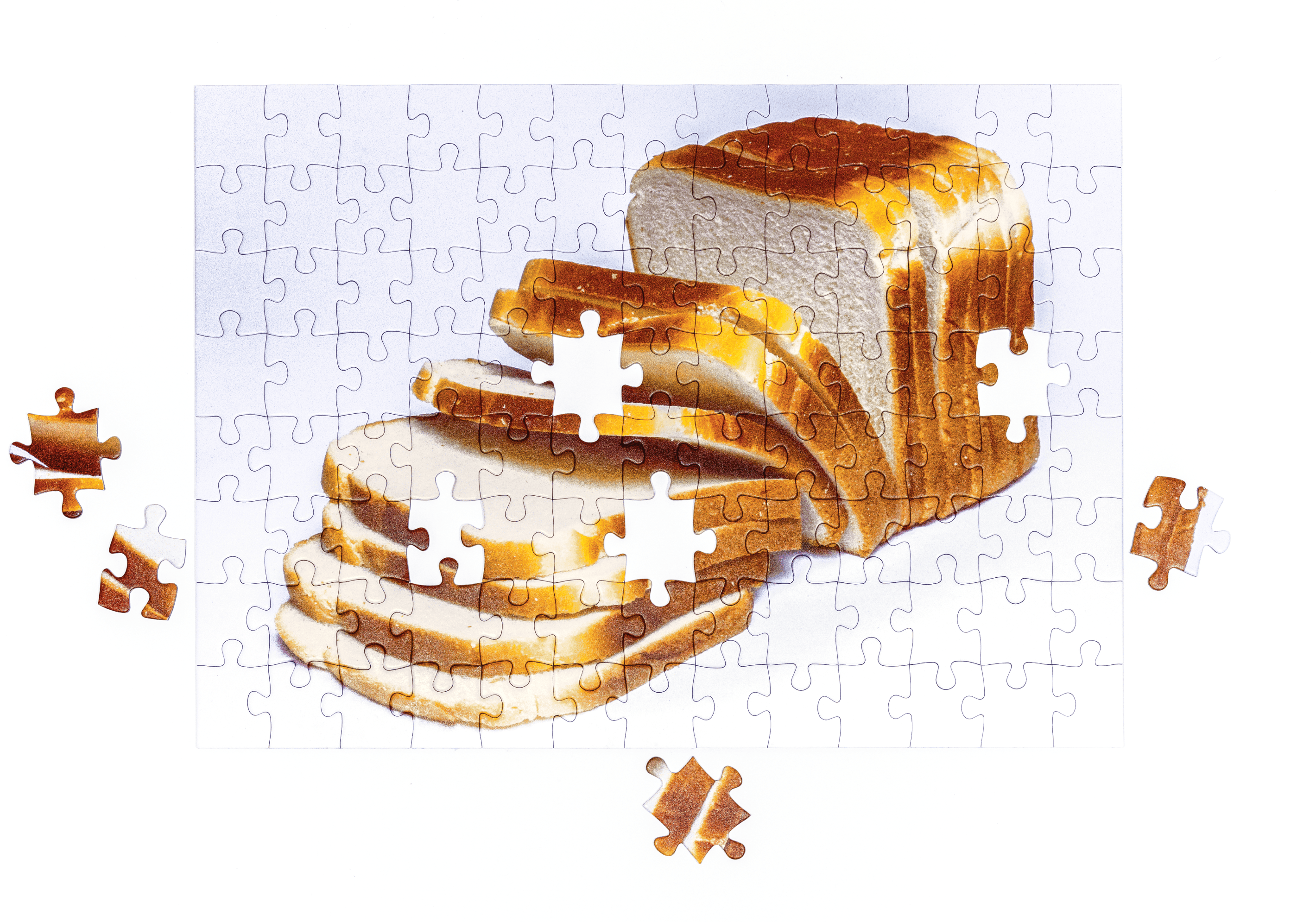 Image of a bread puzzle